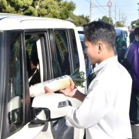 交通事故を“大根絶”　高校生が栽培し配布　館山署