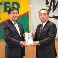 花あふれる街に種と現金を寄付　千葉市造園緑化協組