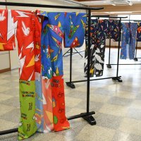 シムラさんがデザインしたアート着物
