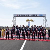 銚子連絡道、匝瑳まで開通　渋滞緩和や活性化に期待　横芝光から新たに５キロ