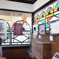 竹久夢二の紹介パネル展示も

