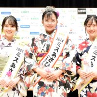 「全力で旭をＰＲしたい」　ミスあさひ３人決まる、七夕市民まつりでデビュー　