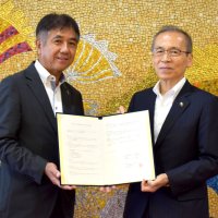 船橋市と本社が災害協定　新聞で被災者に情報提供支援