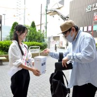 交通遺児支援へ街頭募金　ＪＡ共済連千葉