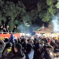 くじ付き豆まき盛況　市原・姉埼神社の節分祭
