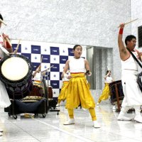 訪台前、豪快な演奏披露　いすみの和太鼓「凪」　初の海外出演に意気込み