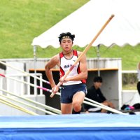自己ベスト１センチ更新　棒高跳び　日体大柏・入交　陸上男子　千葉県高校総体