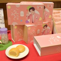 米屋が新浜さんとコラボしたパッケージのなごみるく