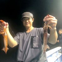 鹿島沖でゲットしたスジイカ（写真は「幸栄丸」提供）