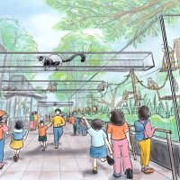 市川市動植物園　クラファン目標達成１０００万円　サル空中通路整備