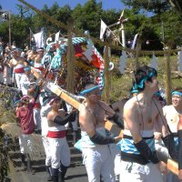 豊穣願い威勢良く　山田神社秋季祭典　いすみ