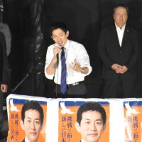 小林氏、浦安で街頭演説　世代交代で「未来切り開く」　自民総裁選告示後初