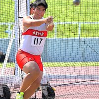 唯一５０メートル超え連覇　男子ハンマー木総合・中村　千葉県高校新人大会陸上