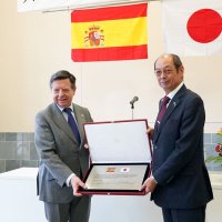 ４００年前の「友好の証し」　スペインから御宿にプレート