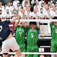 涙の逆転負け　男子・市船橋　全日本高校バレー第３日