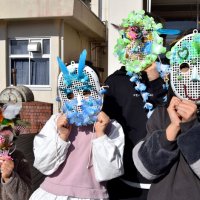 カラフルな鬼続々誕生　アートな節分　バレンタインへ創作　市原でワークショップ