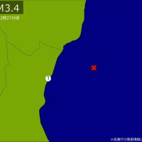 【速報】関東で地震　Ｍ3.4　震源は茨城県沖　地震が及んだ地域人口16万人