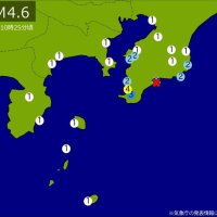 【速報】関東・中部で地震　Ｍ４・６　東京、神奈川、千葉、静岡で揺れ　最大震度４　震源は千葉県南部　地震が及んだ地域人口164万人
