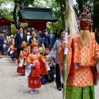 華やか衣装で練り歩き　稚児行列「健やかに」願い込め　市原・高瀧神社