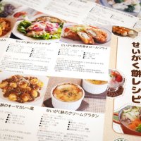 性学もち料理のレシピを紹介する冊子