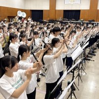 習志野高吹奏楽部リハ　6月１９日の応援想定　千葉ロッテ