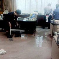 市長室などで漏水、カーペット上が水たまりのように…　勝浦市役所、配管が腐食