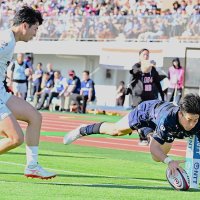 浦安全開１部残留　入れ替え戦　攻守で存在感　ＦＢ山中　トリプルスコア一蹴　ラグビー・ＮＴＴリーグワン