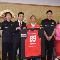 Ｂプレミア「初代王者取りたい」　ジェッツ田代選手ら今季を報告　“大声炎”に感謝　船橋