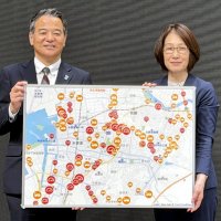 安全運転競い危険可視化　走行データ基に地図作成　木更津市と損保会社