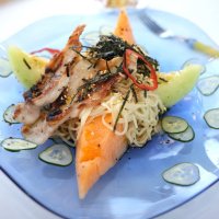 「冷やしメロンラーメン」

