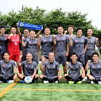 ５０歳以上のサッカー全国大会で連覇を目指すＬＩＥＮ　ＣＨＩＢＡのメンバー＝市原市
