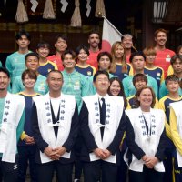 新シーズンの飛躍誓う　トップチーム×レディース合同必勝祈願　ジェフ千葉　市原・姉埼神社