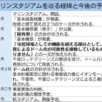 マリンスタジアムを巡る経緯と今後の予定