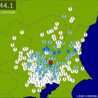 【速報】関東・東北で地震　Ｍ４．１　東京、神奈川、埼玉、千葉、茨城などで揺れ　最大震度３　震源は茨城県南部　地震が及んだ地域人口２７９９万人