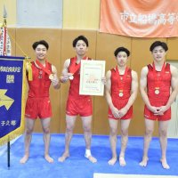 圧巻チームプレー   千葉県高校総体　体操