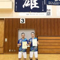 男子ダブルスで優勝した西武台千葉の橋本・工藤組