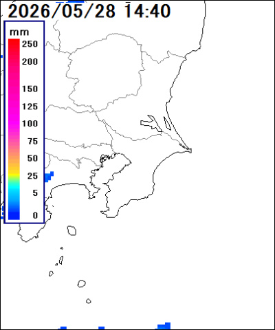千葉県周辺雨雲レーダ